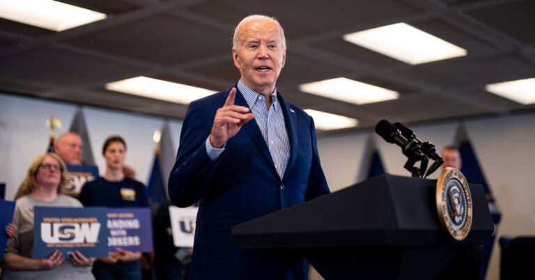 Biden Calls for Duties on Chinese Steel in Pittsburgh Pitch, Competing With Trump for Votes