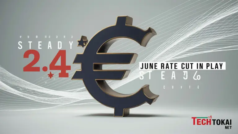 Euro zone expansion consistent at 2.4%, keeping June rate cut in play as economy gets back to development TECHTOKAI.NET