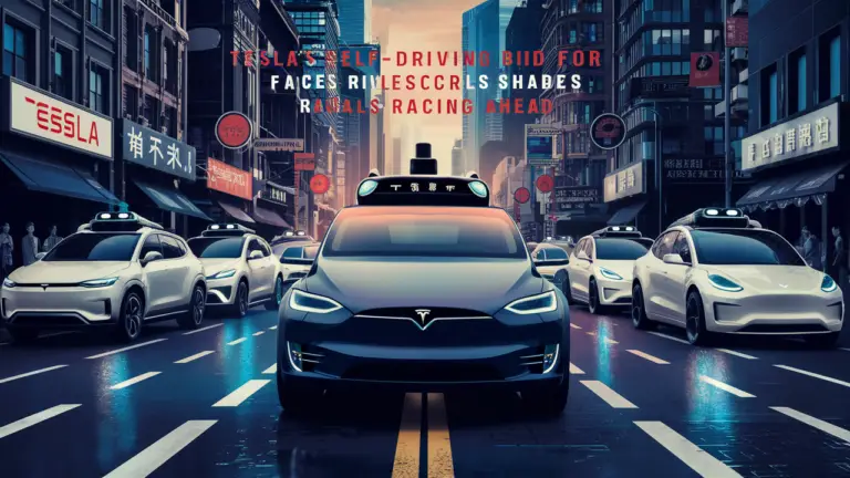 Tesla's self-driving bid for China faces rivals dashing ahead