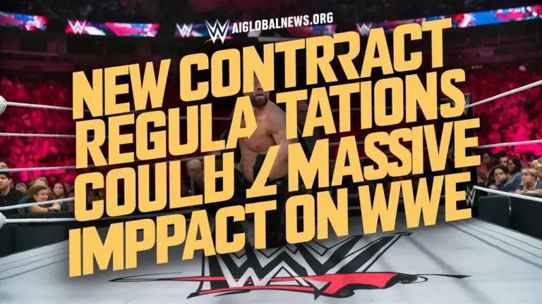 New Agreement Guidelines Could Hugely affect WWE AIGLOBALNEWS.ORG