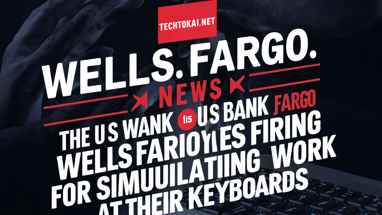 US bank Wells Fargo fires employees for ‘simulating’ being at their keyboards TECHTOKAI.NET
